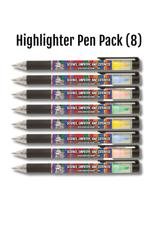 Paw Pack Adorable Highlighter Pens! (8 Pack)