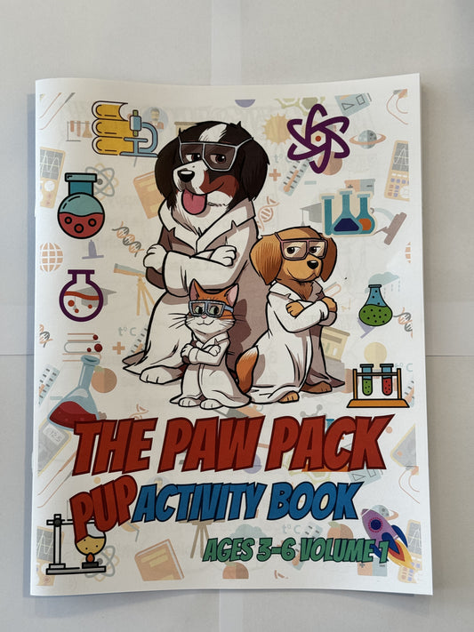 Pup Activity Book 3 Pack (ages 3-7)