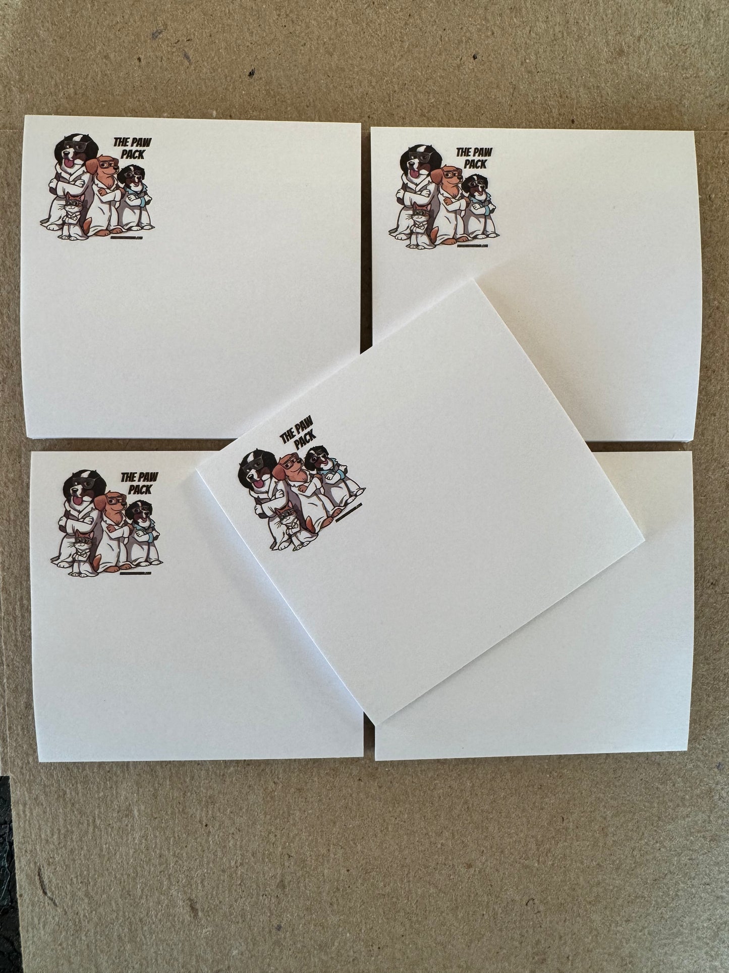 Paw Pack Post It Notes (5 Pack)