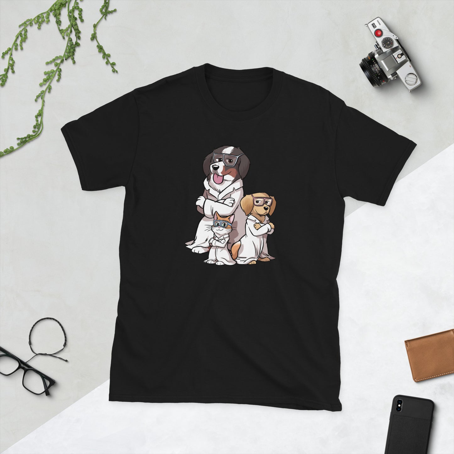 Short-Sleeve Unisex T-Shirt: The Paw Pack