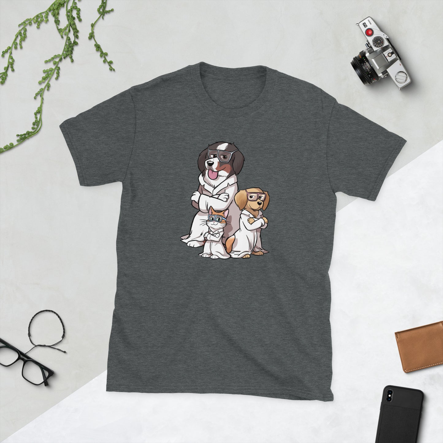 Short-Sleeve Unisex T-Shirt: The Paw Pack