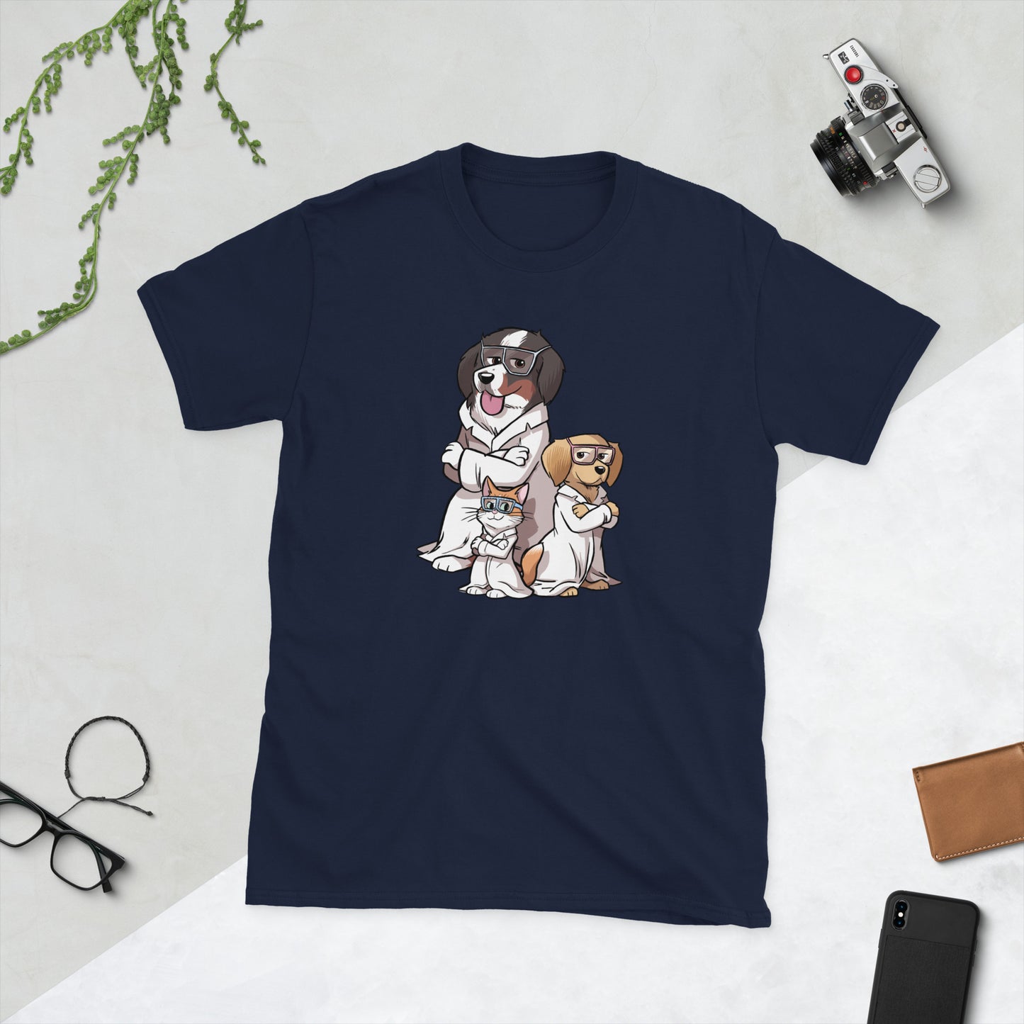 Short-Sleeve Unisex T-Shirt: The Paw Pack