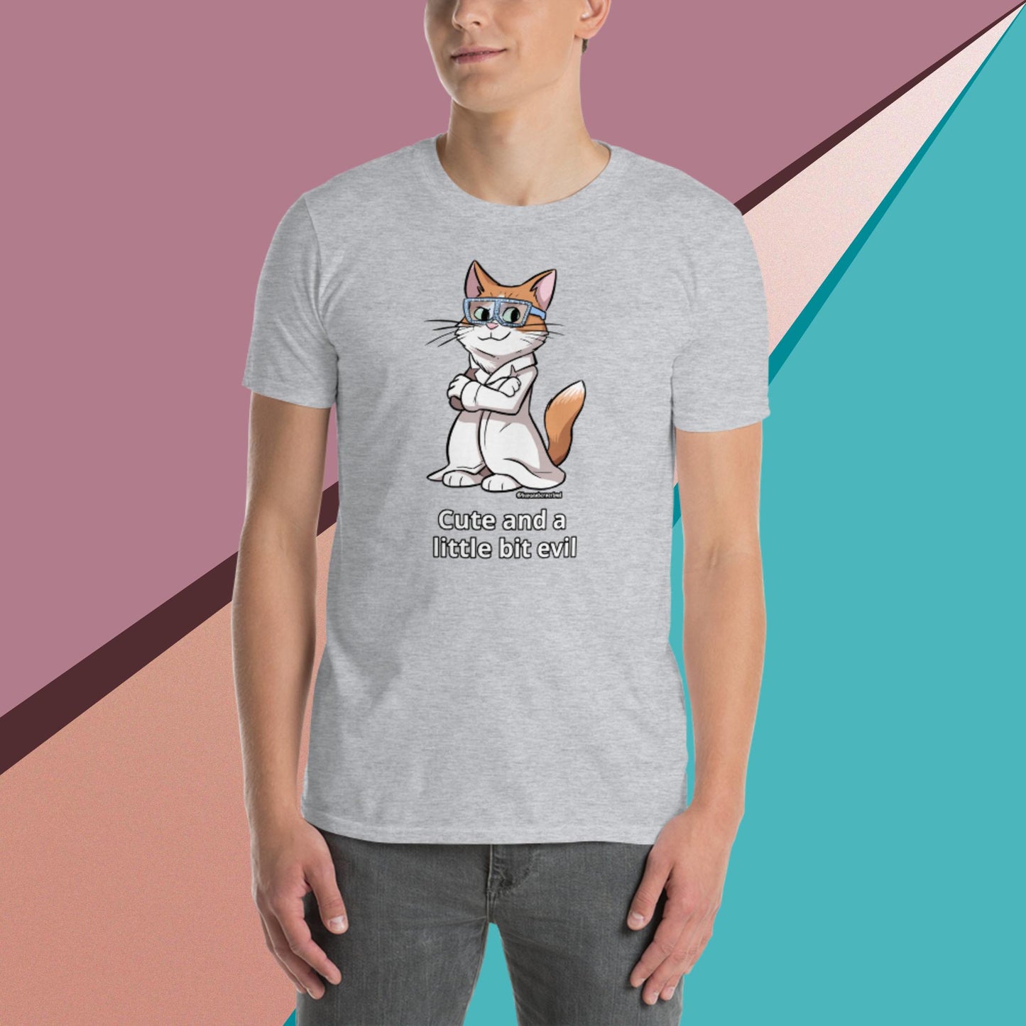 Short-Sleeve Unisex T-Shirt- Cute and Evil