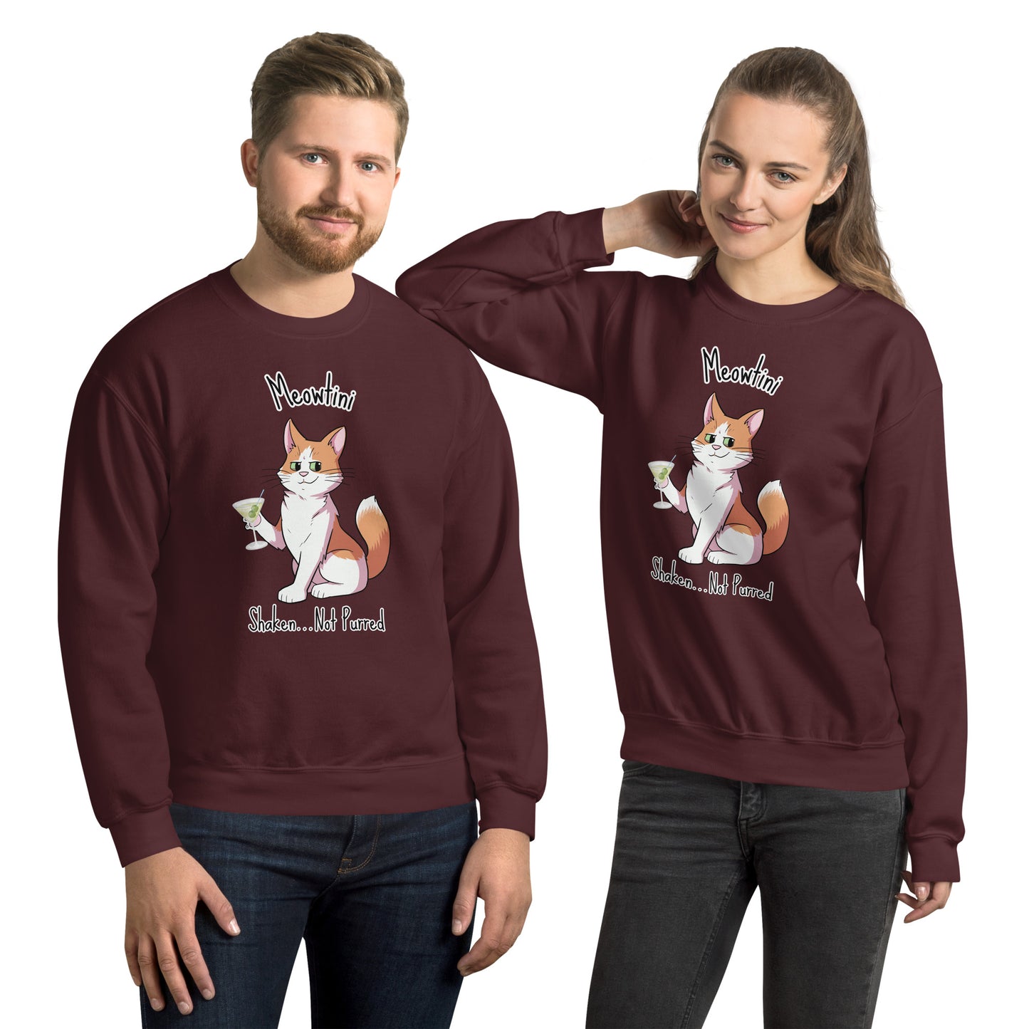 Ginger - Shaken Not Purred Unisex Sweatshirt