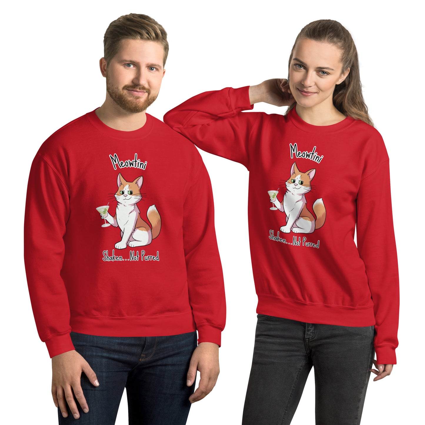 Ginger - Shaken Not Purred Unisex Sweatshirt