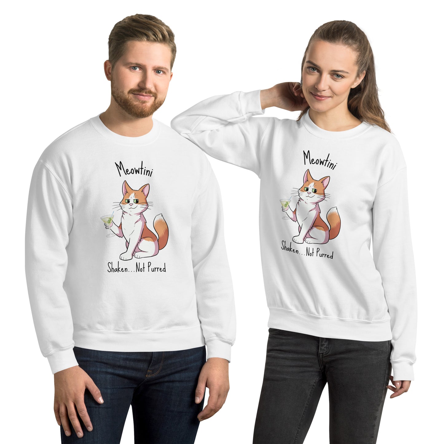 Ginger - Shaken Not Purred Unisex Sweatshirt