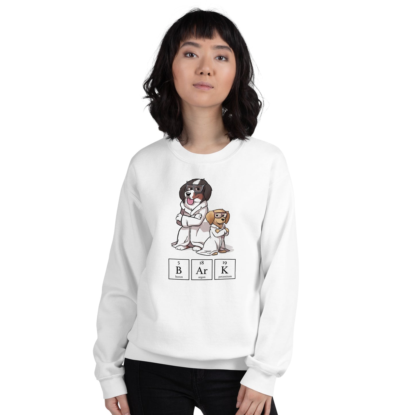 Unisex Sweatshirt: BARK!