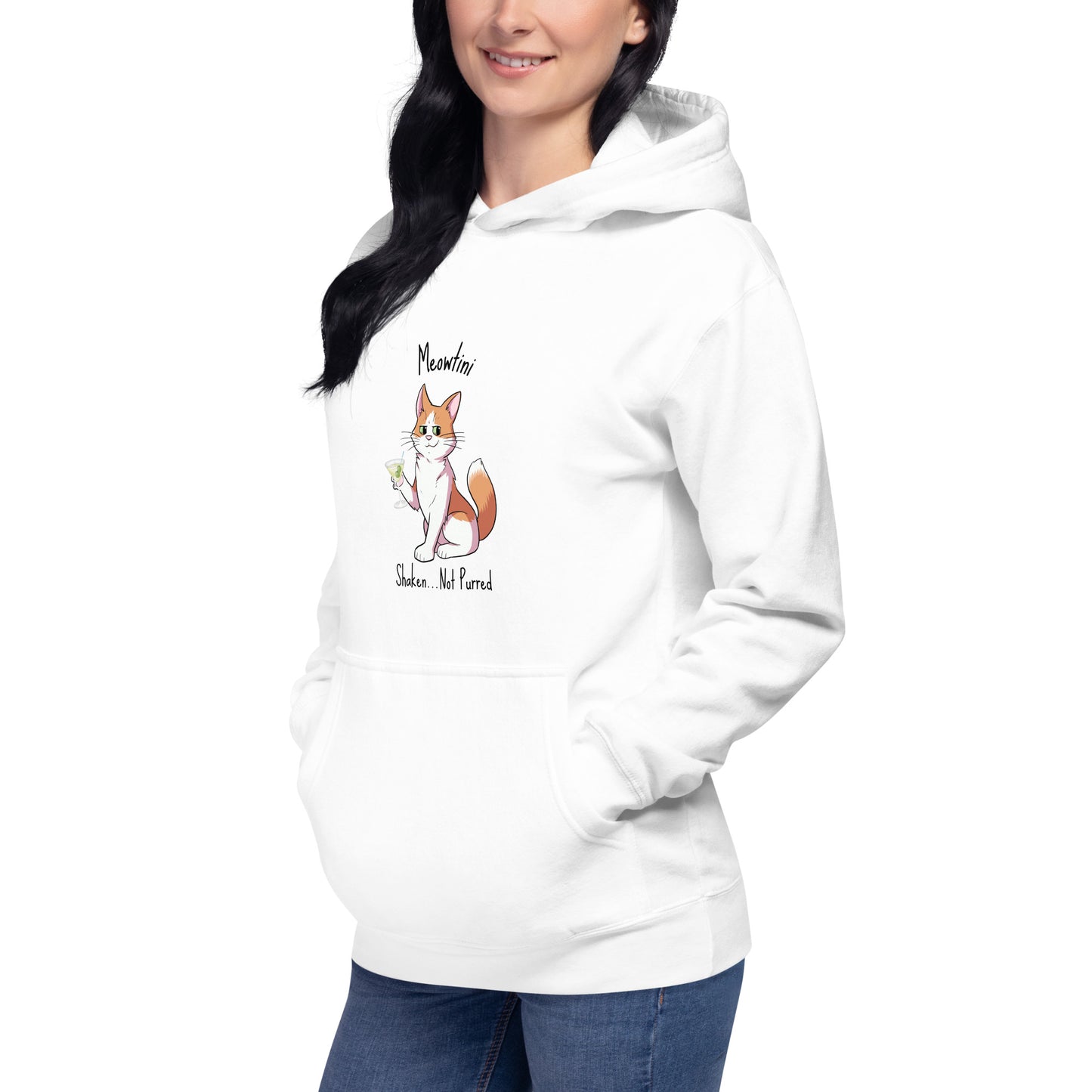 Ginger - Meowtini Shaken Not Purred Unisex Hoodie
