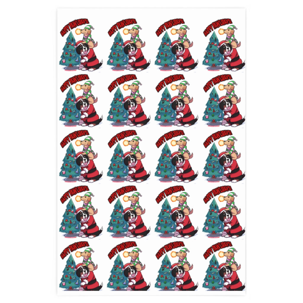 Happy Pawlidays Wrapping Paper!