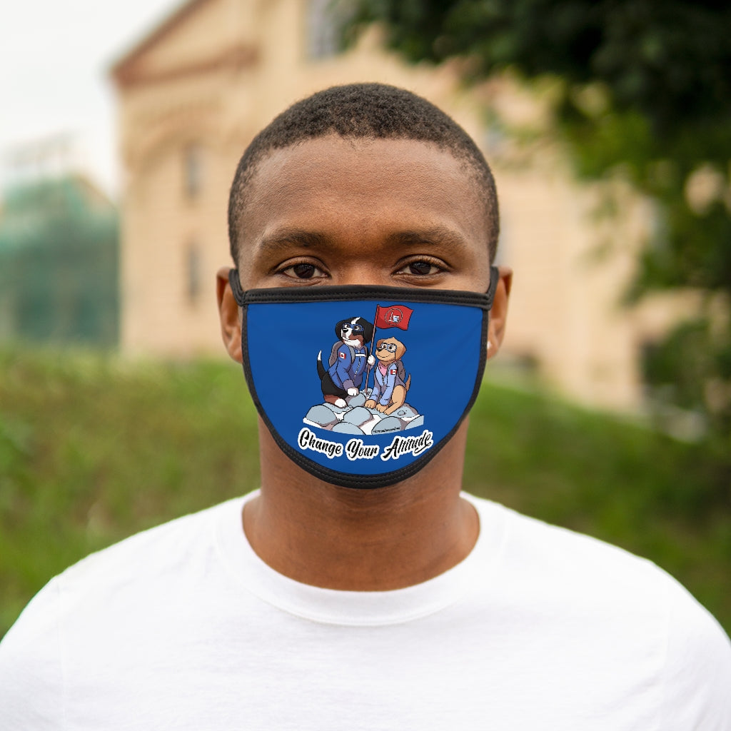 Mixed-Fabric Face Mask: Change Your Altitude