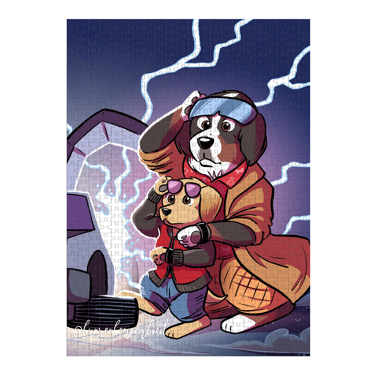 Bark to the Future Jigsaw Puzzle (500 pieces)