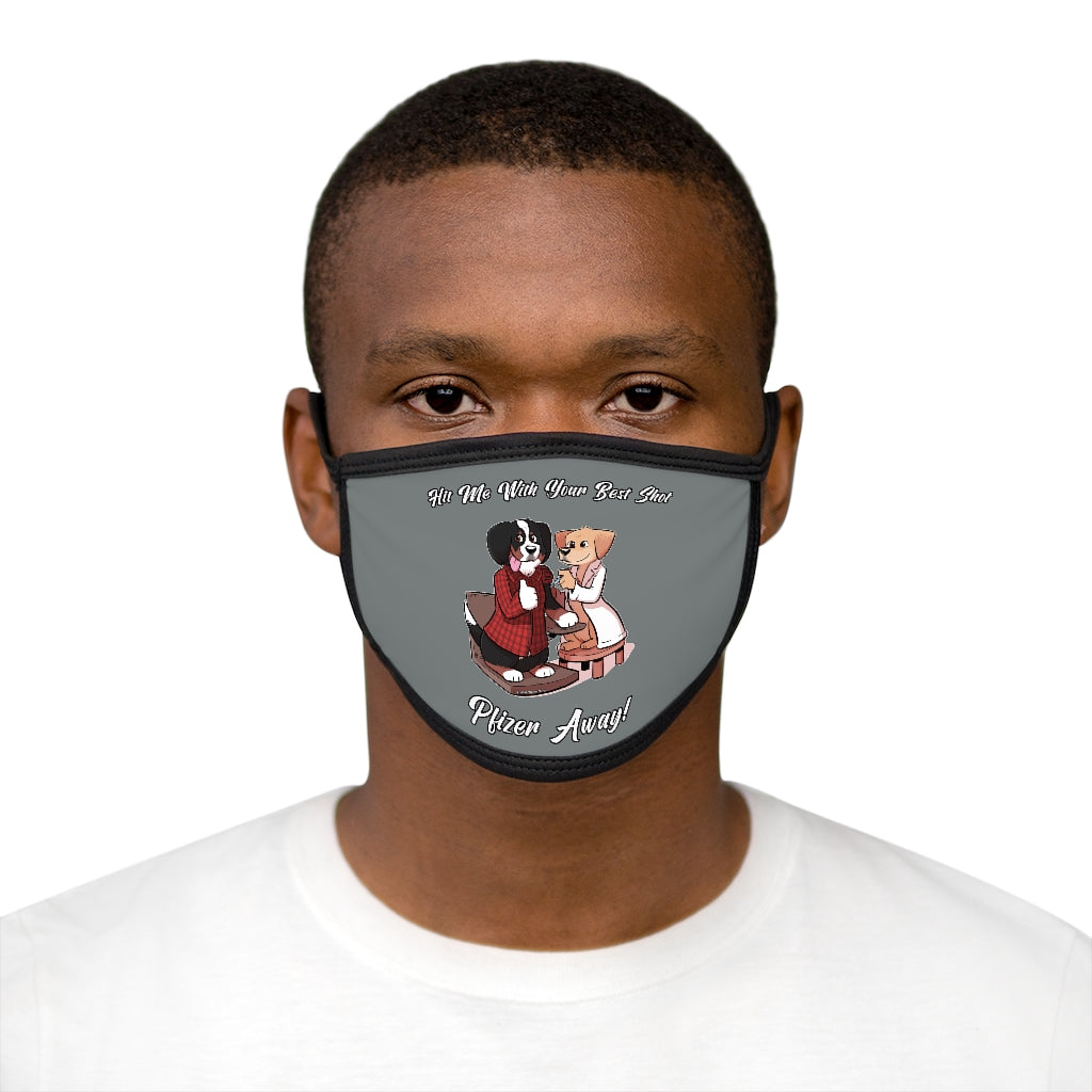 Mixed-Fabric Face Mask: Hit Me With Your Best Shot!