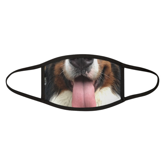 Mixed-Fabric Face Mask "Tongue out Tuesday"
