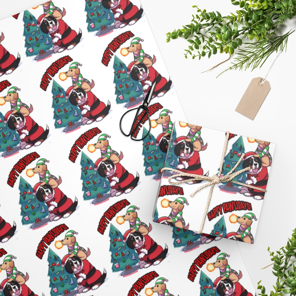 Happy Pawlidays Wrapping Paper!