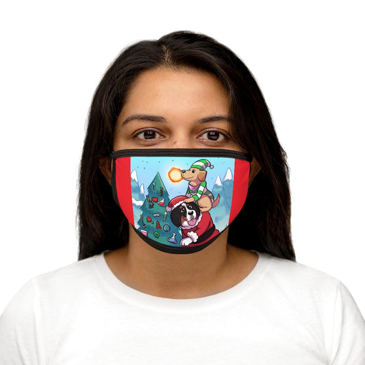 Mixed-Fabric Face Mask- Chemistree!