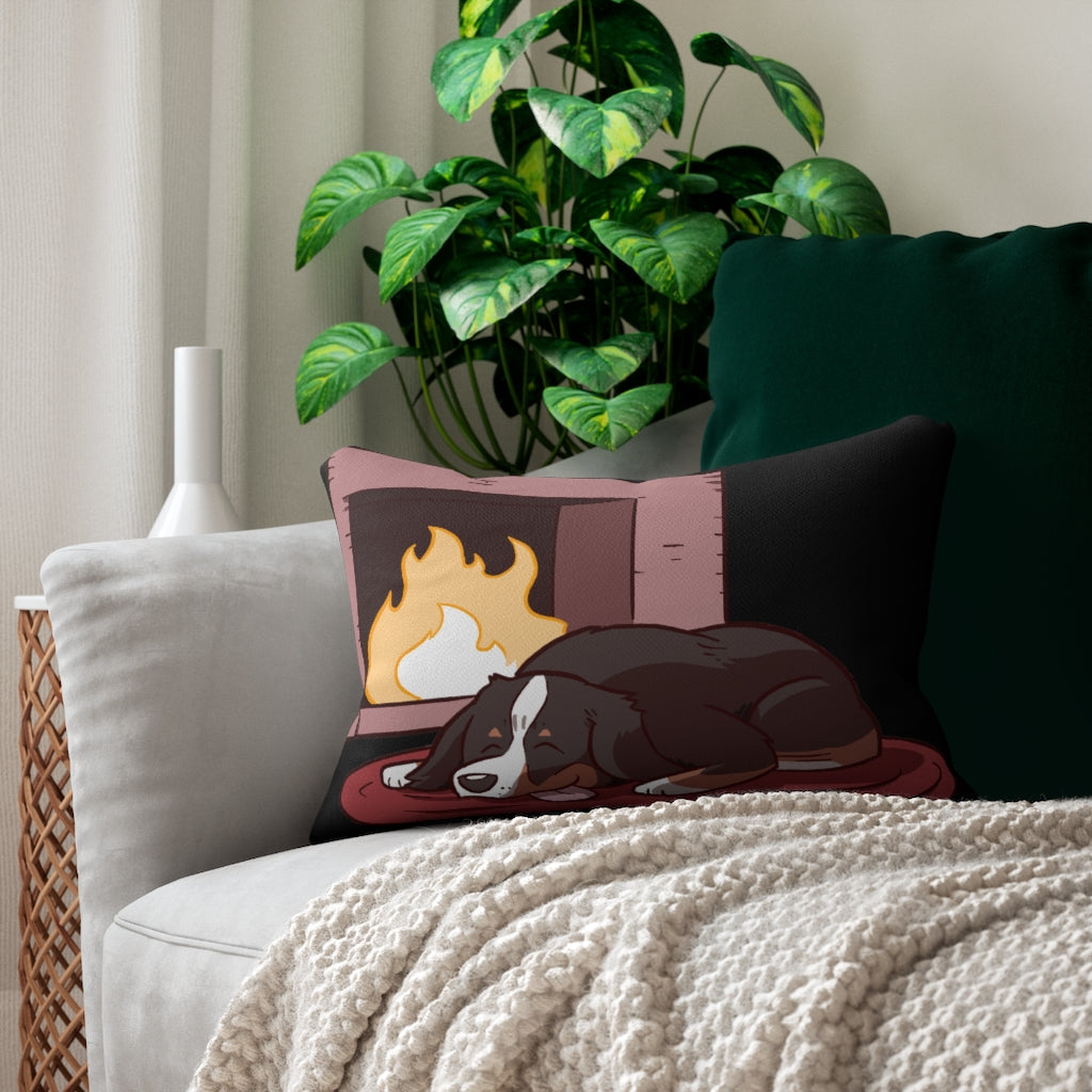 Spun Polyester Lumbar Pillow