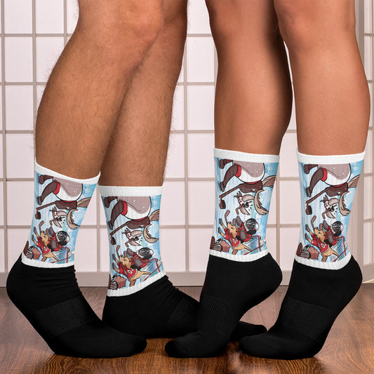 Socks: Hockey Time!