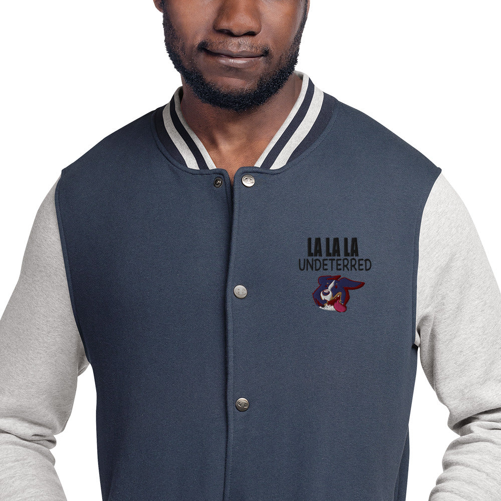Embroidered Champion Bomber Jacket