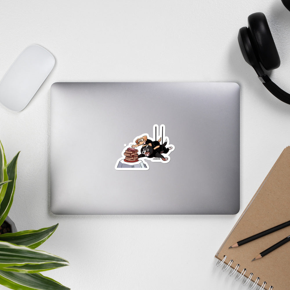 Bubble-free stickers:MISSION PAWSSIBLE