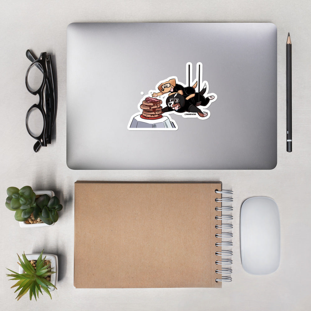 Bubble-free stickers:MISSION PAWSSIBLE