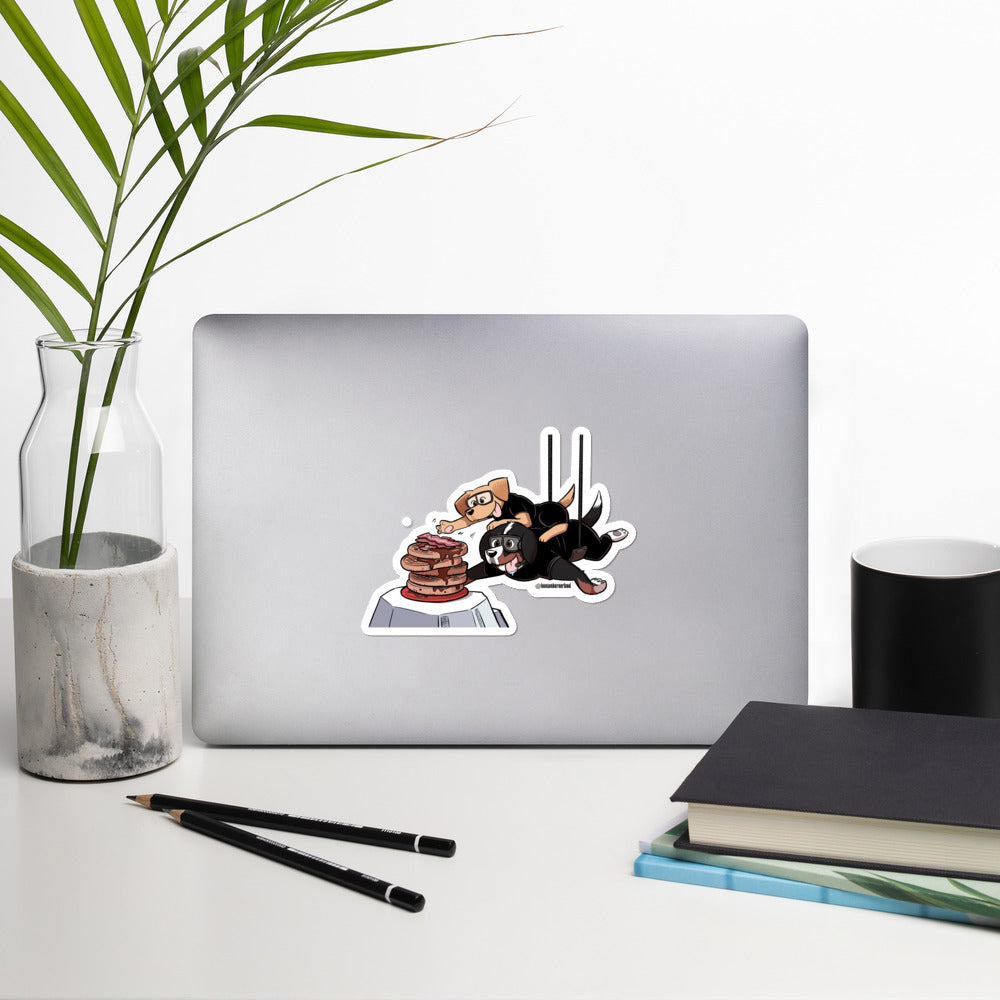 Bubble-free stickers:MISSION PAWSSIBLE
