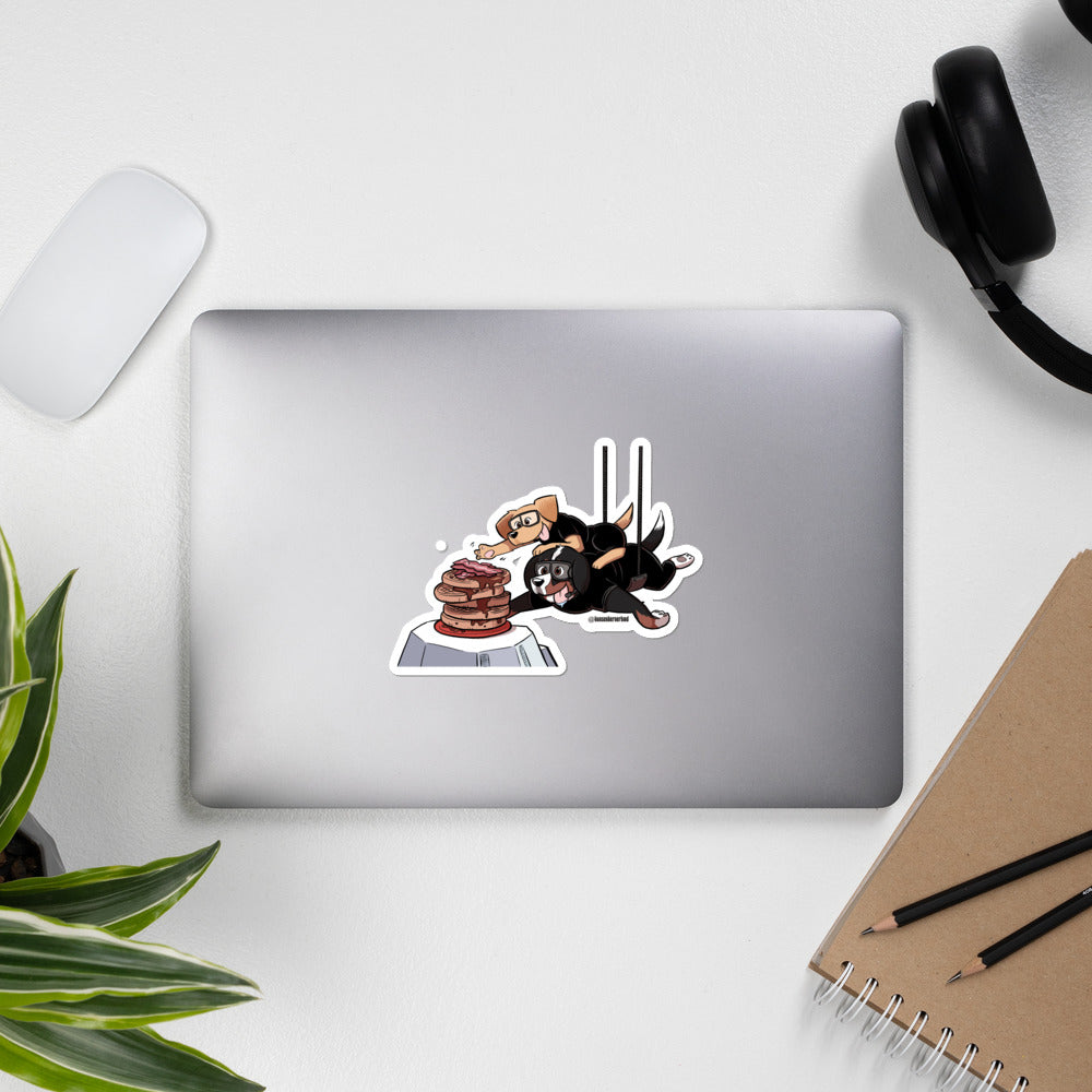 Bubble-free stickers:MISSION PAWSSIBLE