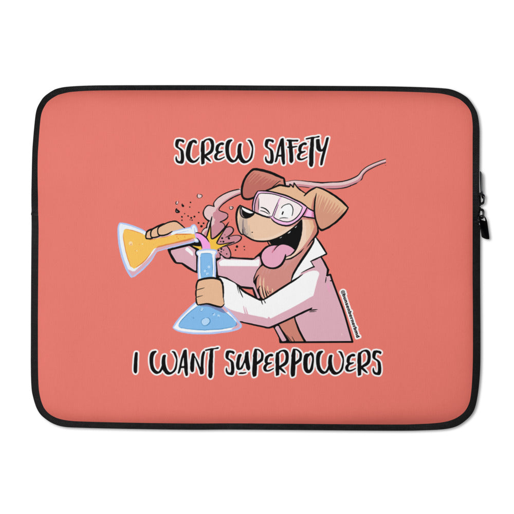 Laptop Sleeve: Screw Safety