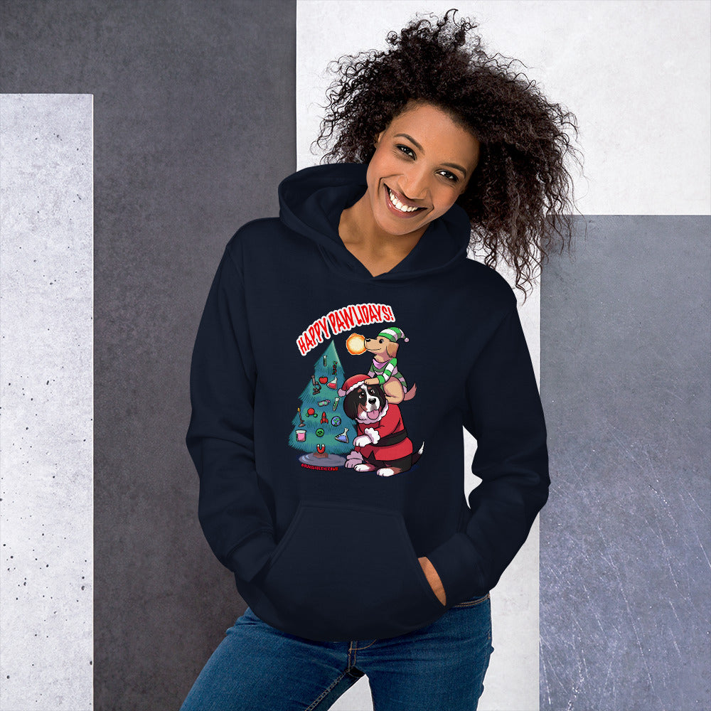 Unisex Hoodie- Happy Pawlidays!