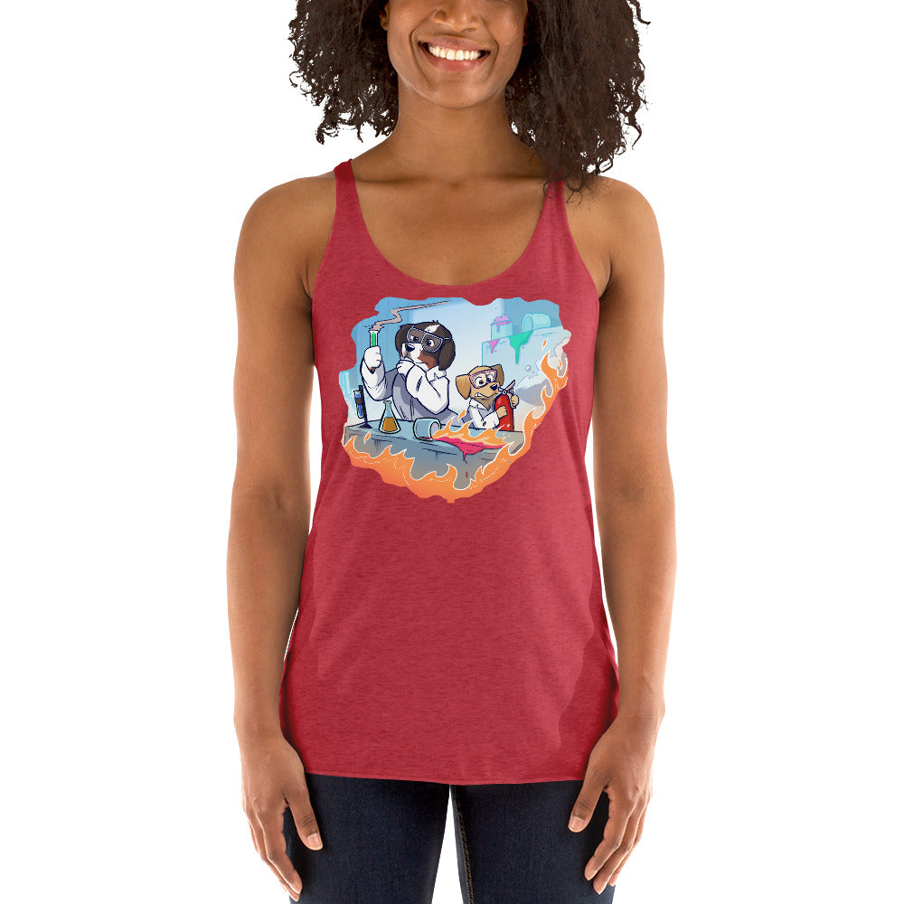 Women's Racerback Tank- Mad Science