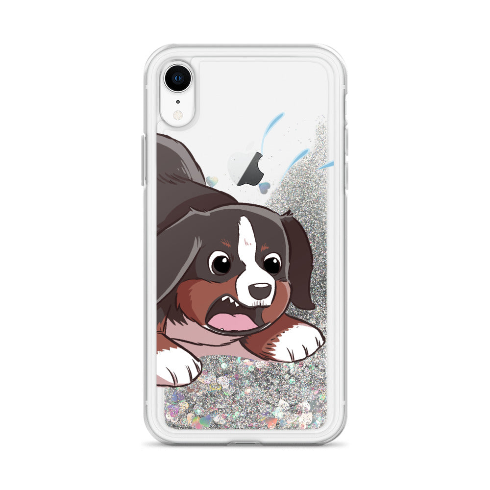 Liquid Glitter Phone Case- Baby Bunsen