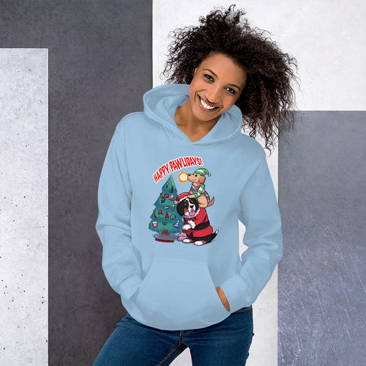 Unisex Hoodie- Happy Pawlidays!