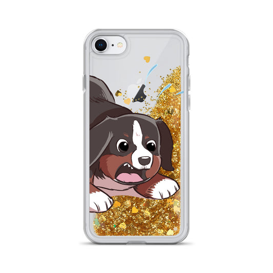 Liquid Glitter Phone Case- Baby Bunsen