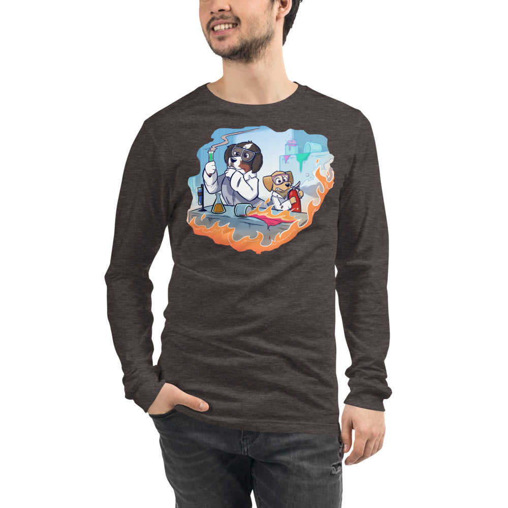 Unisex Long Sleeve Tee- Mad Science