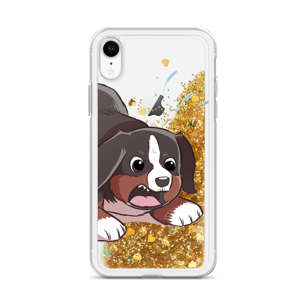 Liquid Glitter Phone Case- Baby Bunsen