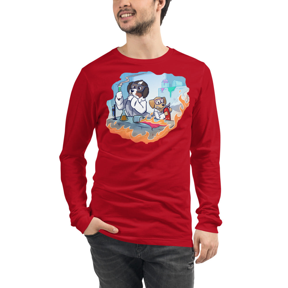 Unisex Long Sleeve Tee- Mad Science