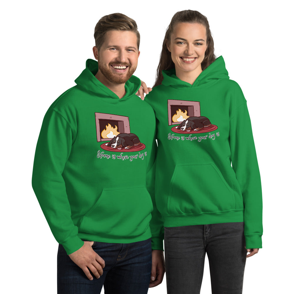 Unisex Hoodie- Home is Where Your Dog Is