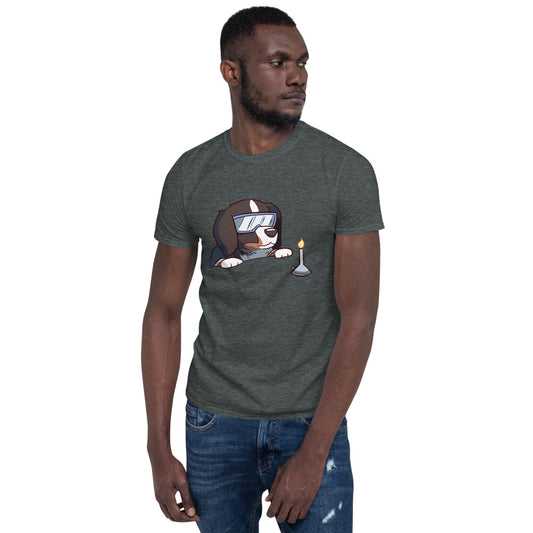 Short-Sleeve Unisex T-Shirt- Bunsen Berner with a Bunsen Burner