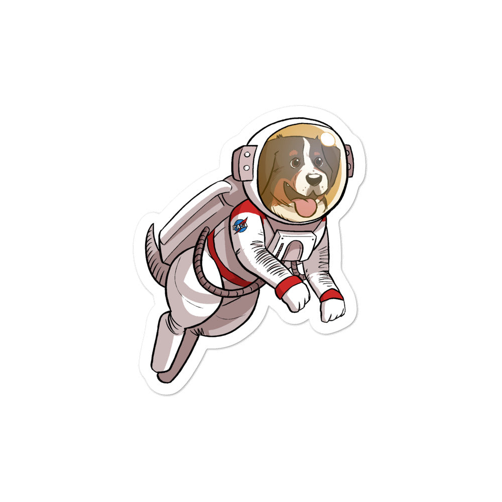 Bubble-free stickers- Space Bunsen