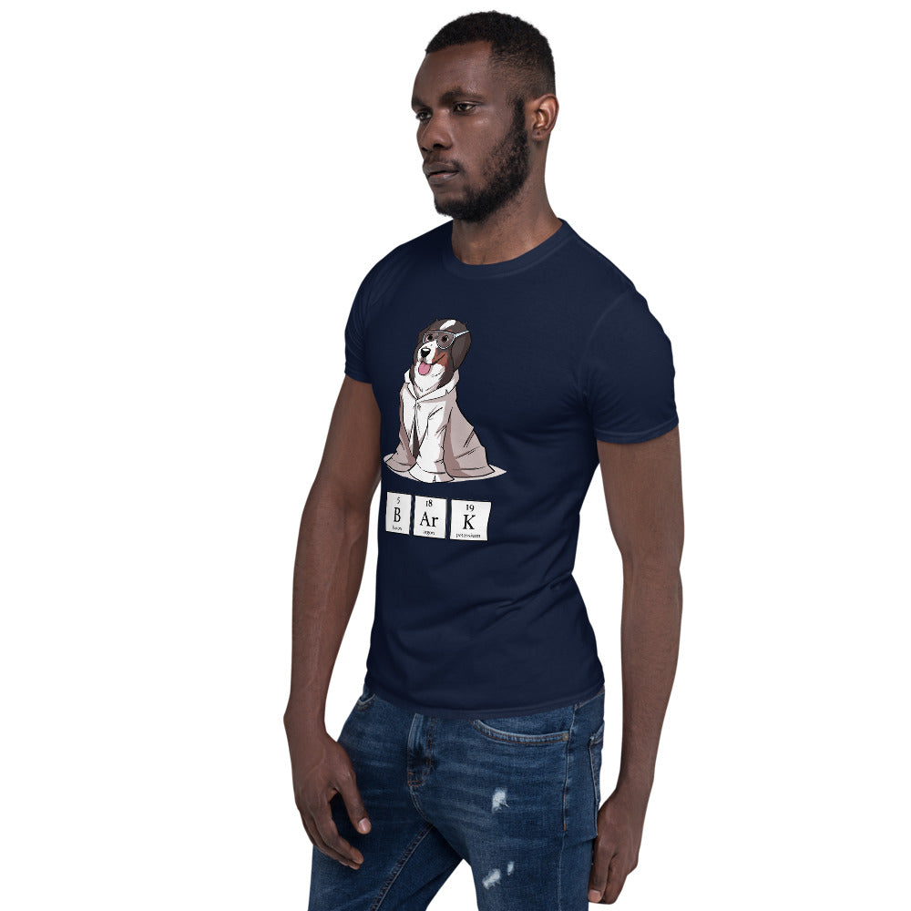 Short-Sleeve Unisex T-Shirt- Science Bunsen Bark!