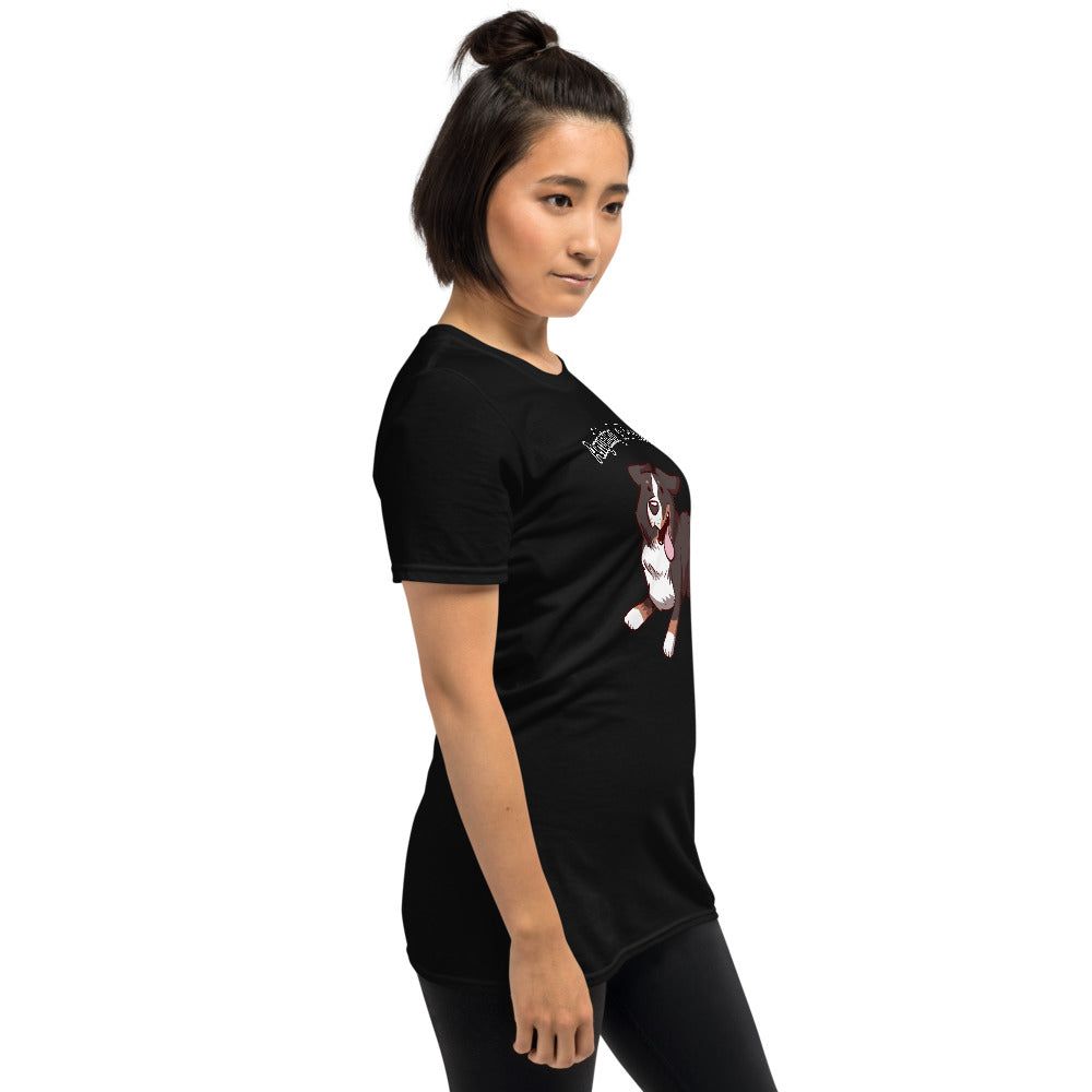 Short-Sleeve Unisex T-Shirt- Footloose Bunsen- Pawsible!