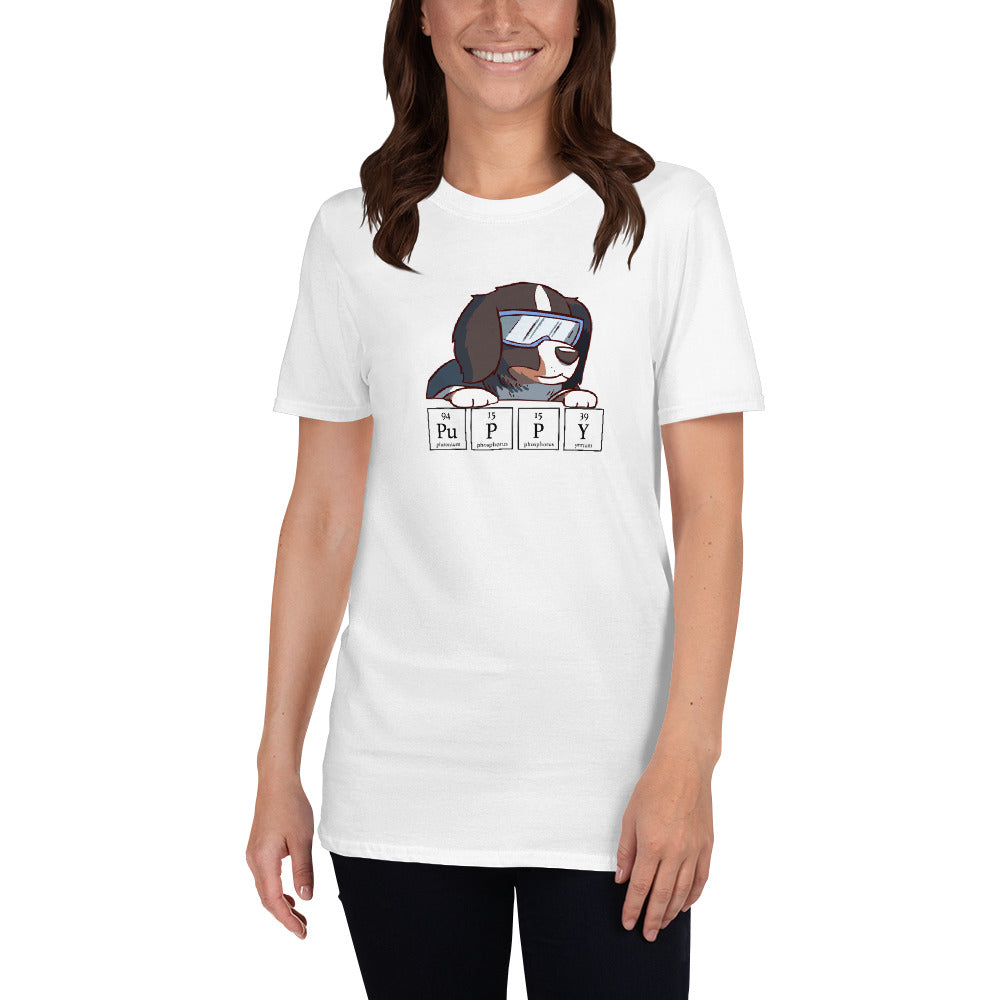 Short-Sleeve Unisex T-Shirt- SCIENCE PUPPY!