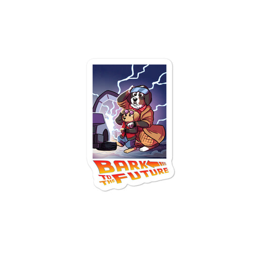 Bubble-free stickers- Bark to the Future