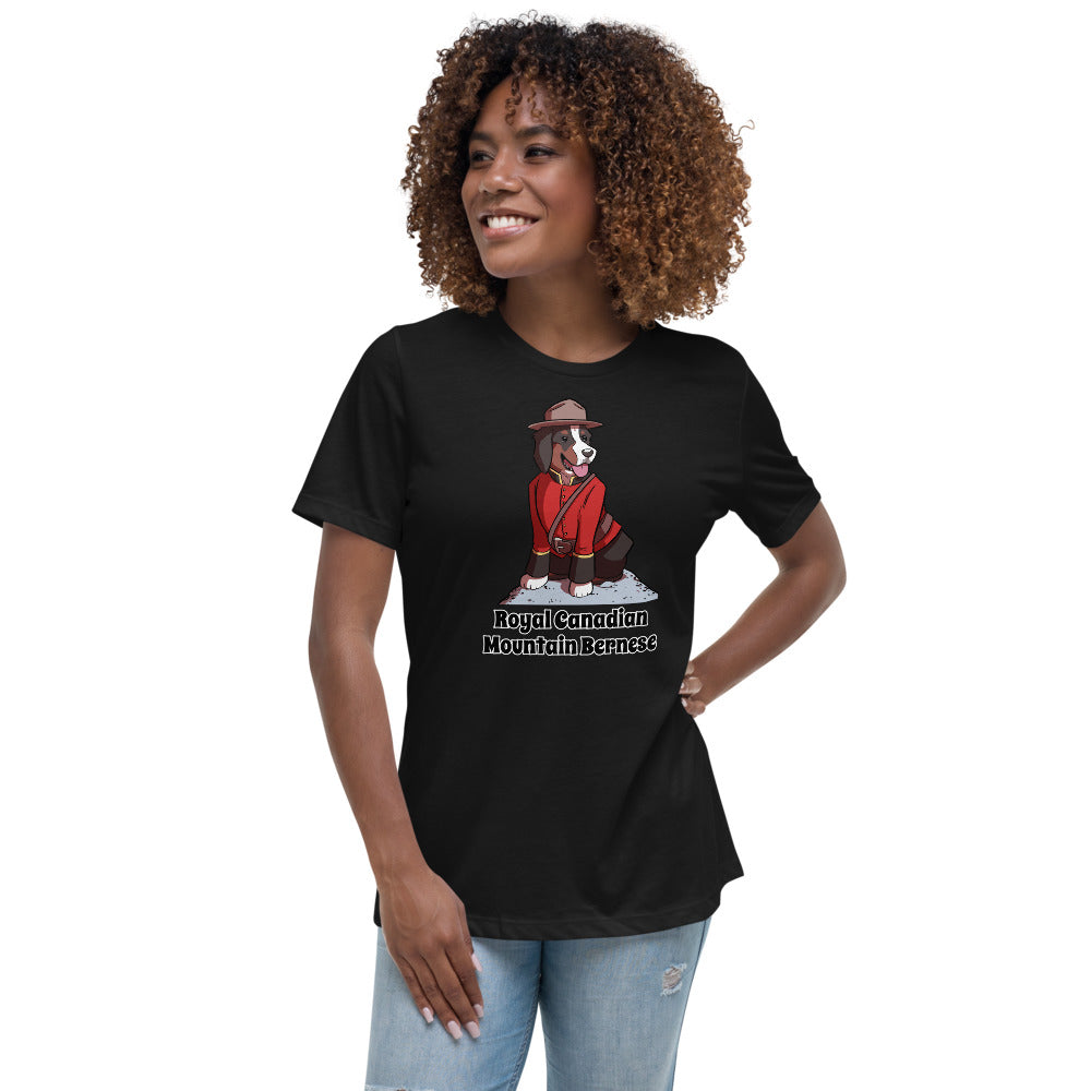 Women's Relaxed T-Shirt- Mountie Bunsen