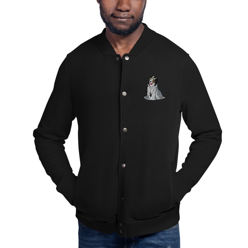 Embroidered Champion Bomber Jacket- Just Bunsen