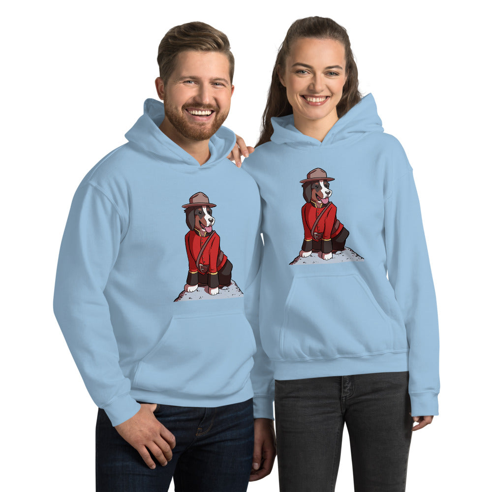 Unisex Hoodie- Just Mountie Bunsen