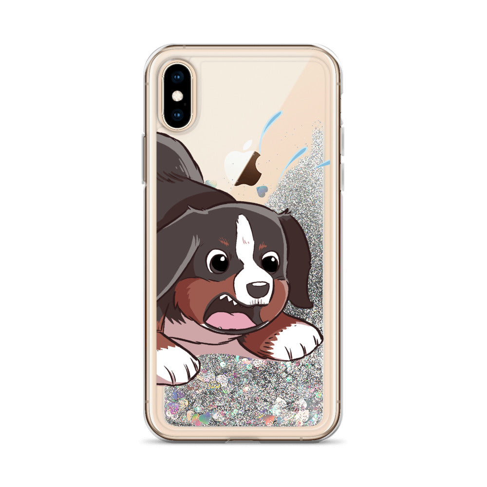 Liquid Glitter Phone Case- Baby Bunsen