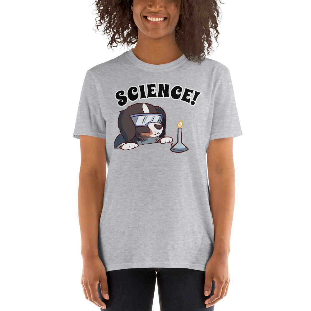 Short-Sleeve Unisex T-Shirt- Bunsen Berner - Science!