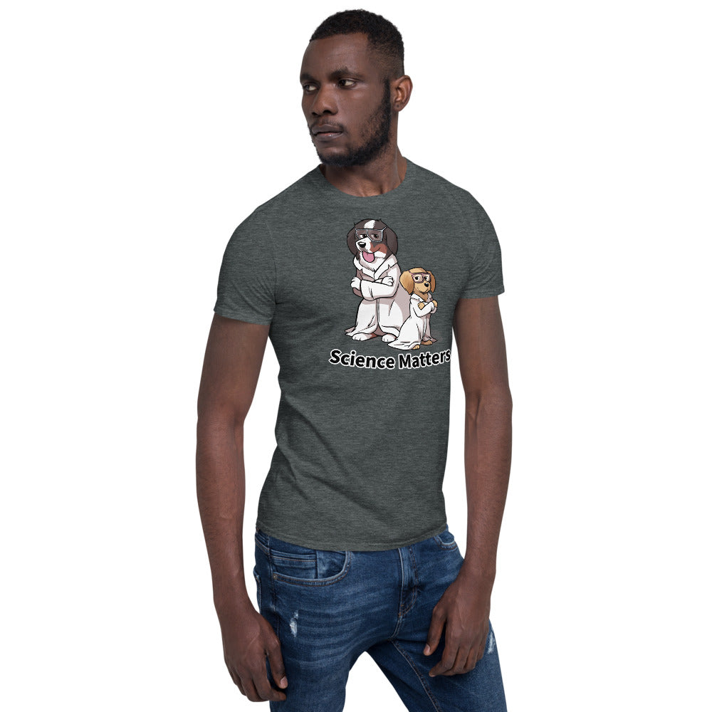 Short-Sleeve Unisex T-Shirt- Buns and Beakers Science Matters