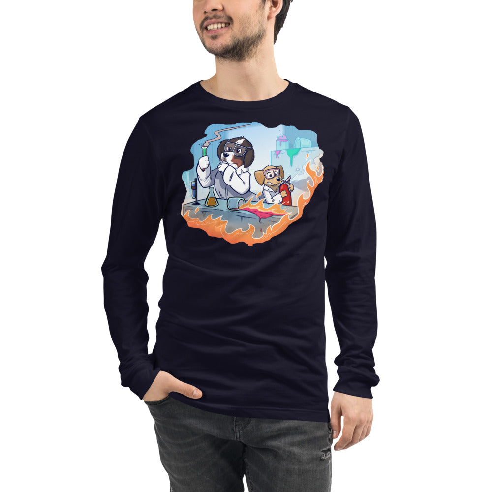 Unisex Long Sleeve Tee- Mad Science