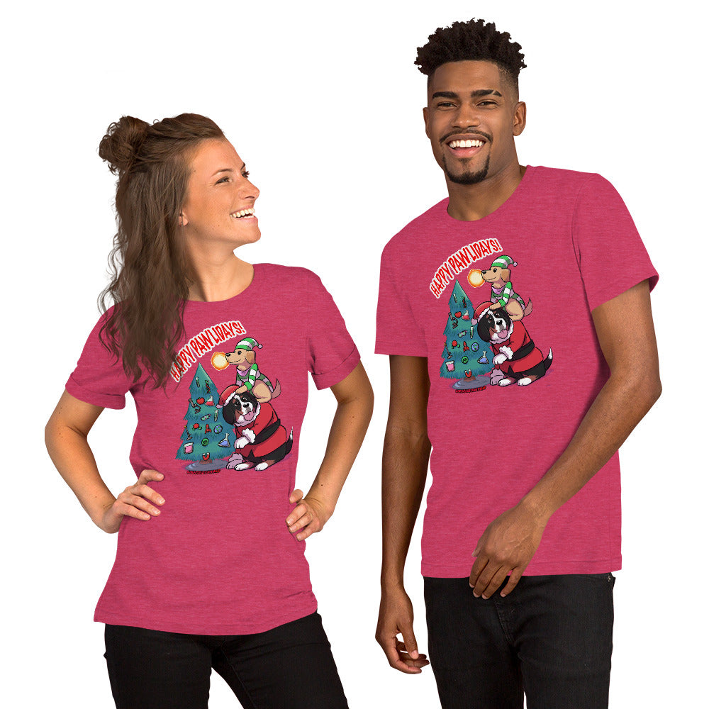 Short-Sleeve Unisex T-Shirt- Happy Pawlidays!!!